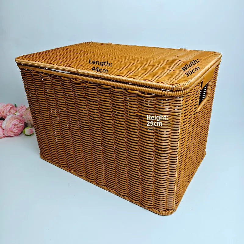 Handmade Rattan Storage Basket - 3 sizes