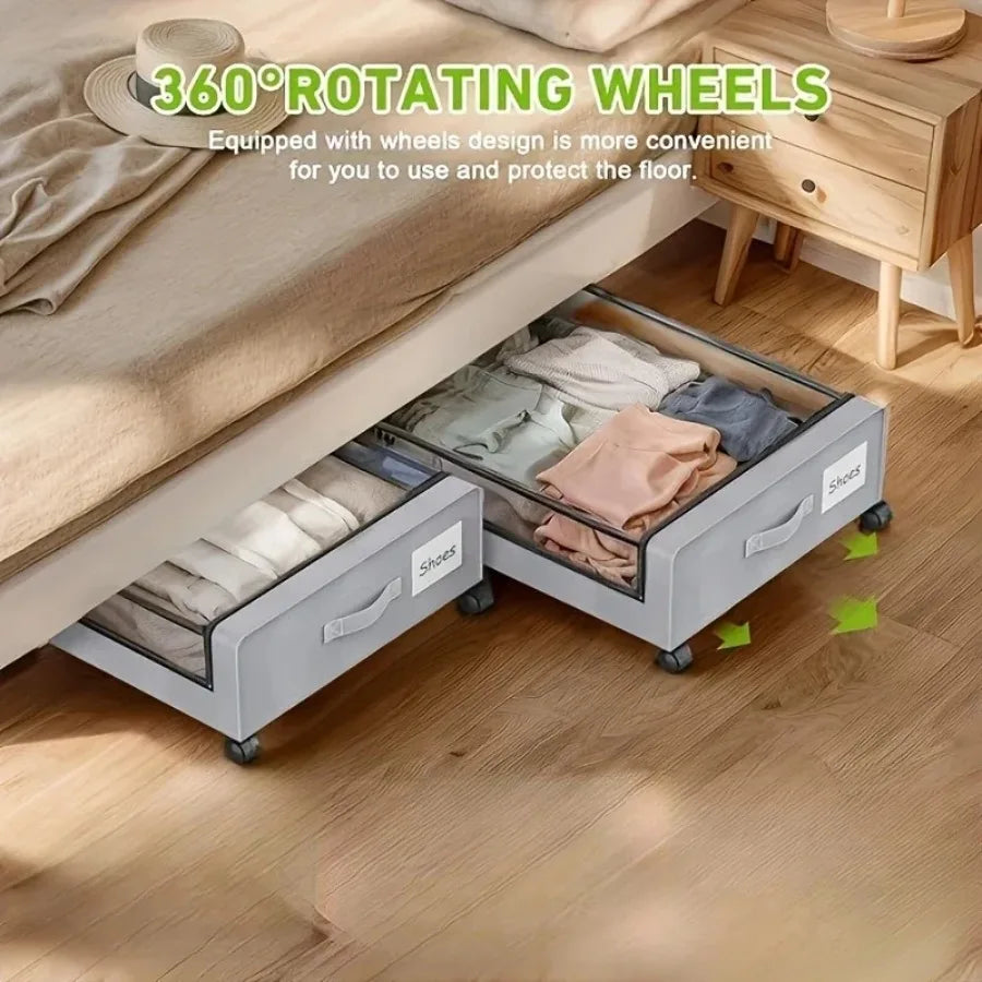 Underbed Storage Locker with Wheels
