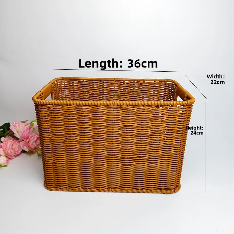 Handmade Rattan Storage Basket - 3 sizes