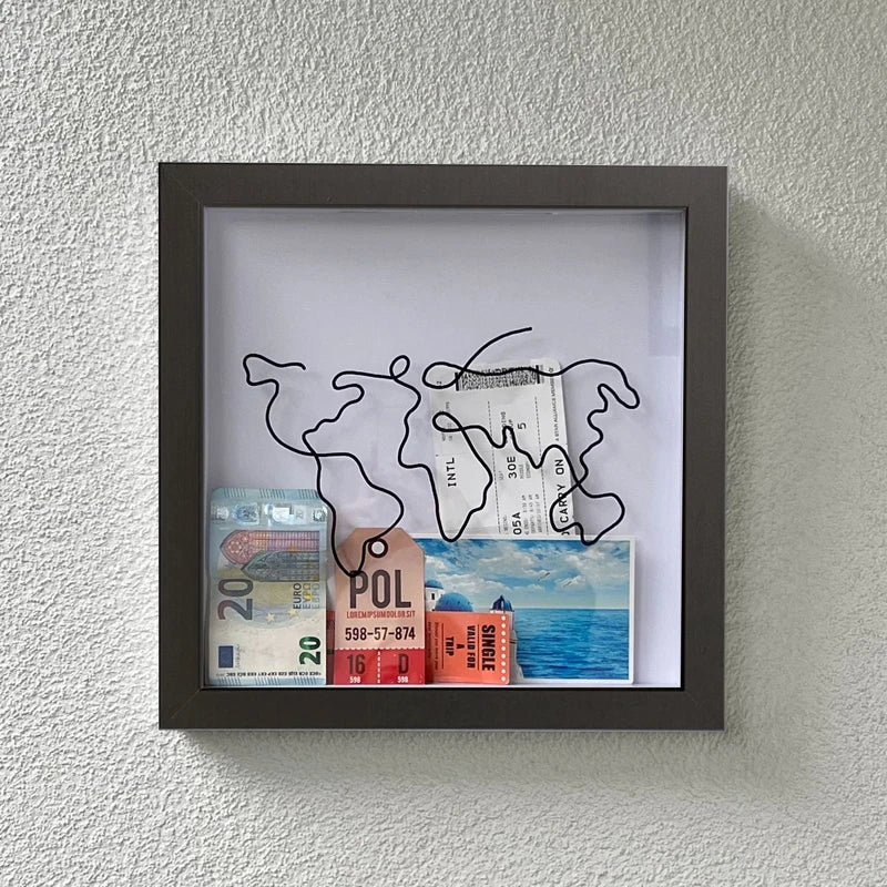 Wooden Shadow Box Display Shelf - 2 sizes