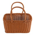 Woven Carry Basket – Warm Rattan Look