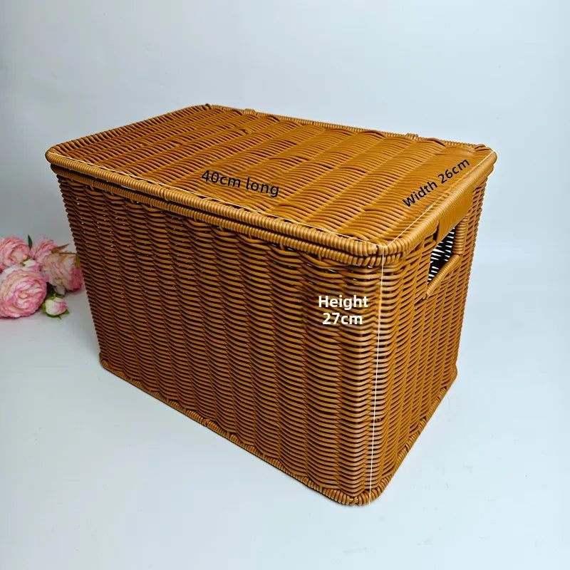 Handmade Rattan Storage Basket - 3 sizes