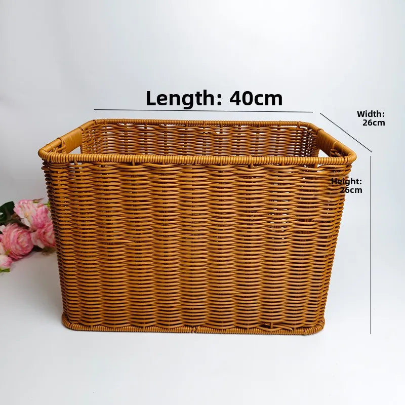 Handmade Rattan Storage Basket - 3 sizes