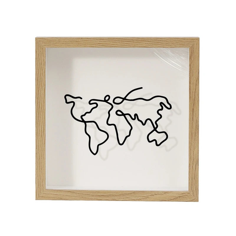 Wooden Shadow Box Display Shelf - 2 sizes