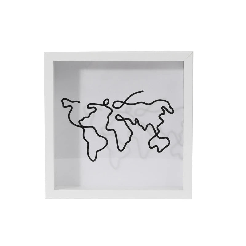 Wooden Shadow Box Display Shelf - 2 sizes