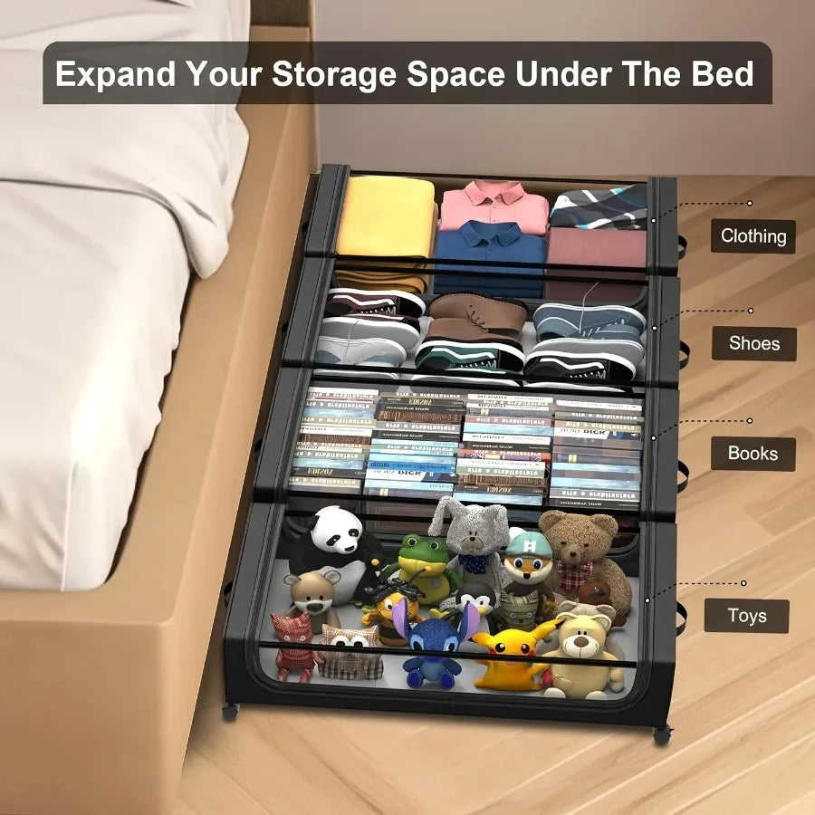 Underbed Storage Locker with Wheels
