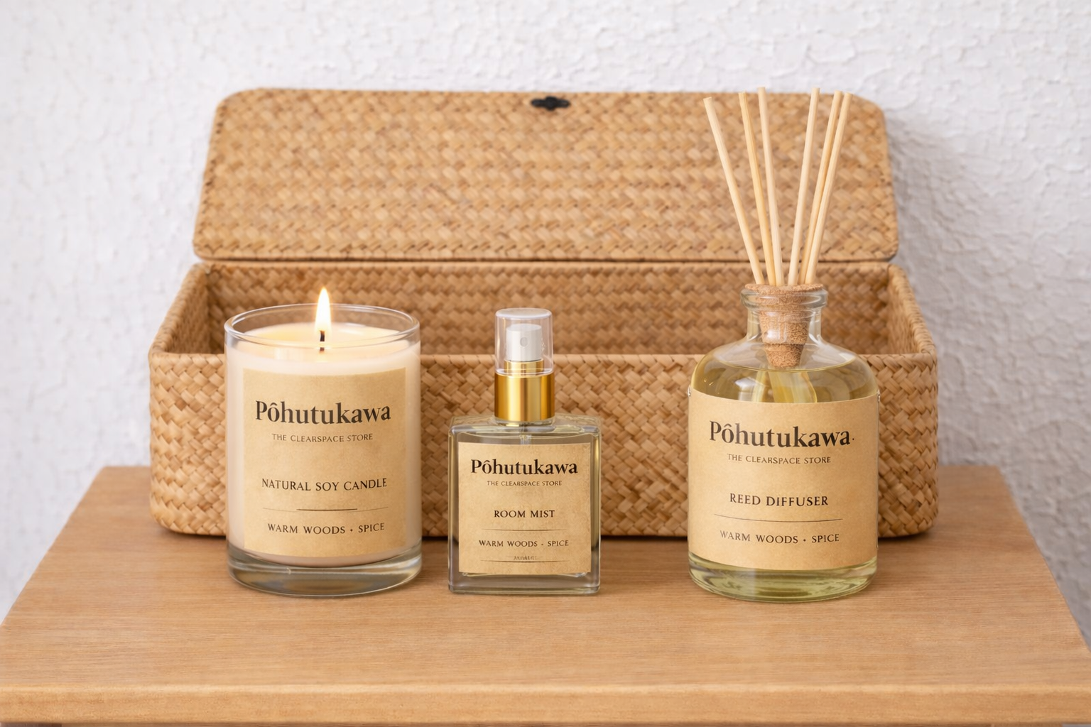 Pōhutukawa collection gift set.