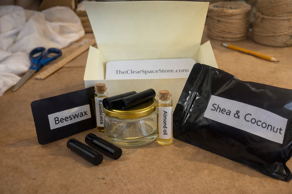 Hauora Hanga - Whipped body butter and kawakawa lip balm making kit
