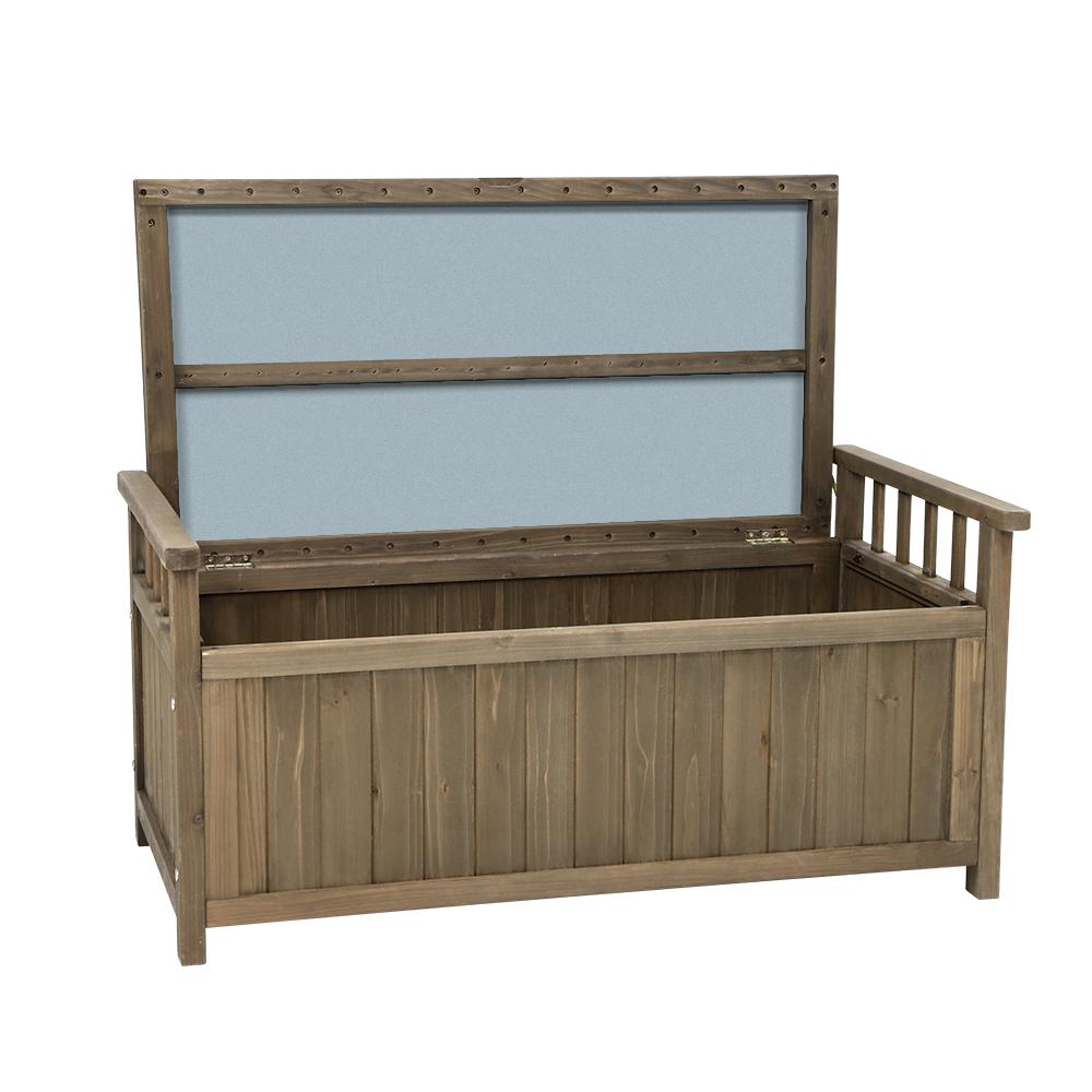 Gardeon Outdoor Storage Bench Box Wooden Garden Toy Tool Sheds Patio