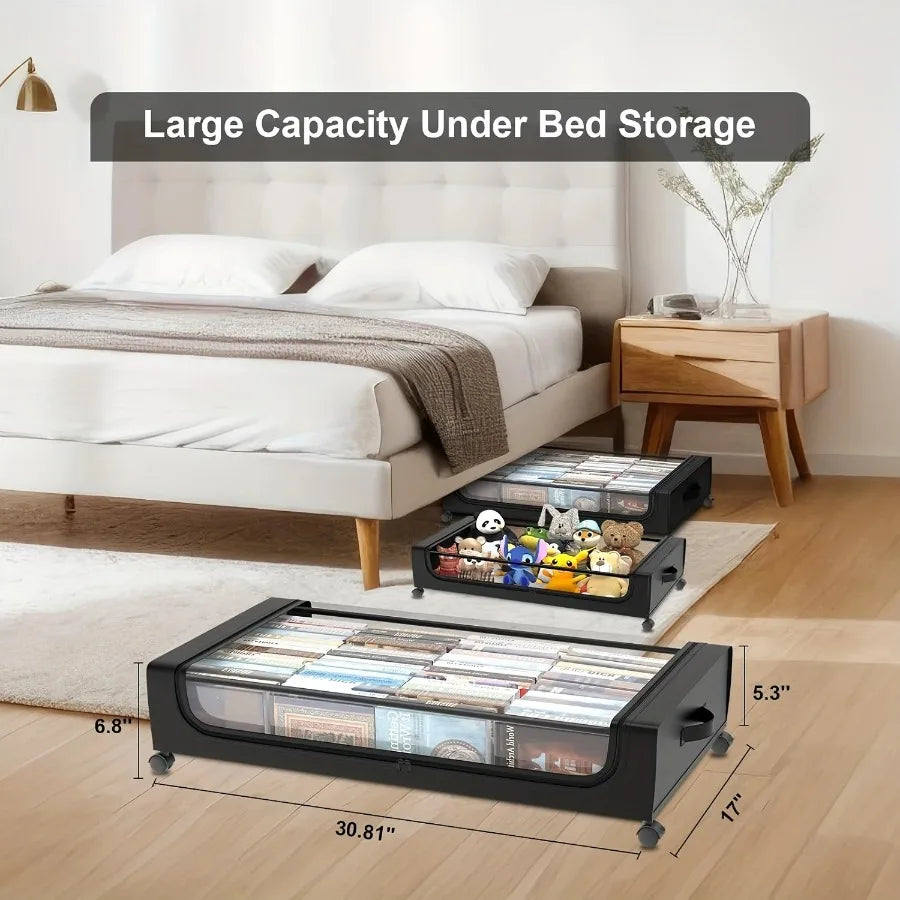 Underbed Storage Locker with Wheels