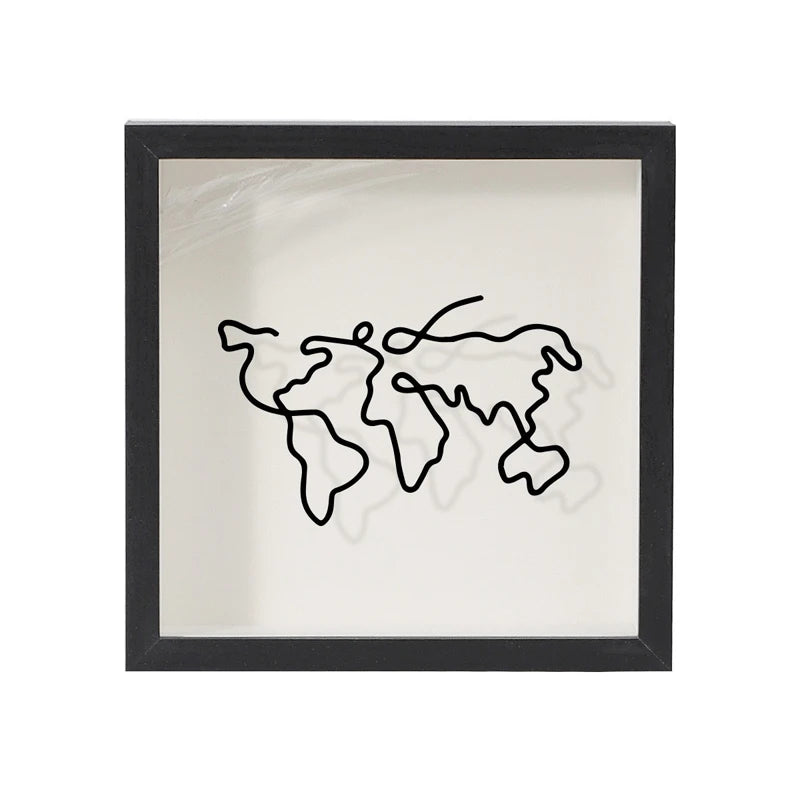 Wooden Shadow Box Display Shelf - 2 sizes