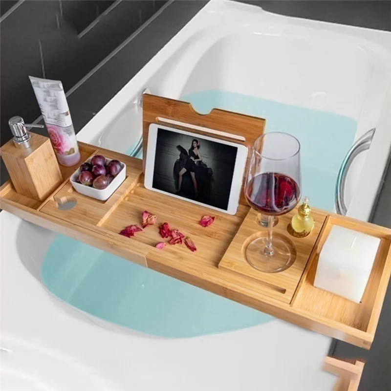 Bamboo Bathtub Caddy Tray