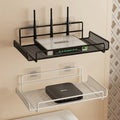 Wall-Mounted Mesh Storage Shelf