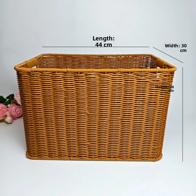 Handmade Rattan Storage Basket - 3 sizes