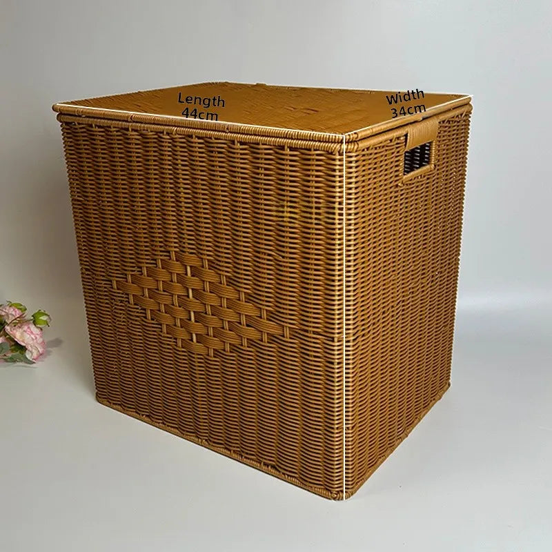 Handmade Rattan Storage Basket - 3 sizes