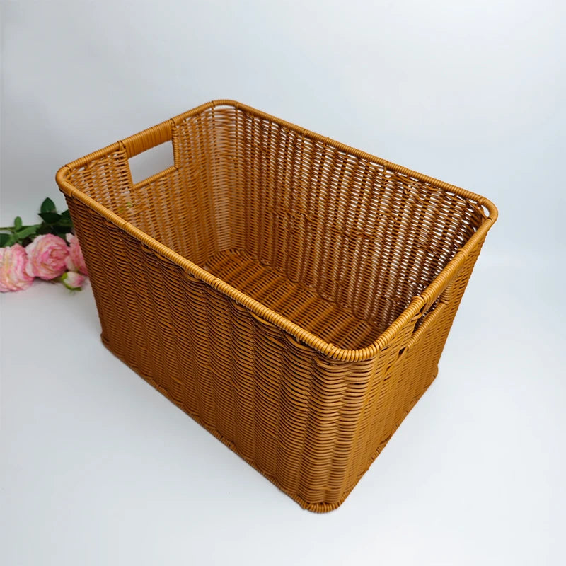 Handmade Rattan Storage Basket - 3 sizes